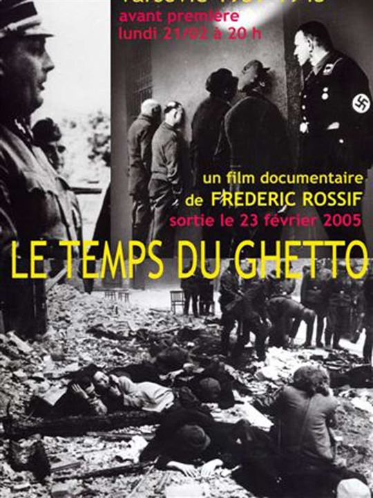 Le Temps du ghetto : Affiche Frédéric Rossif