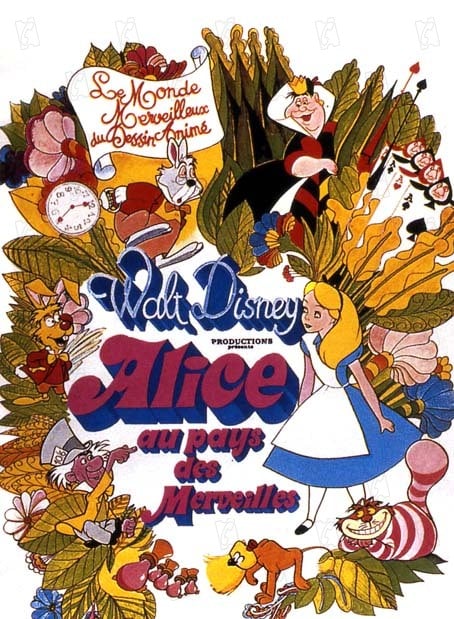 Alice au pays des merveilles : Affiche Hamilton Luske, Wilfred Jackson