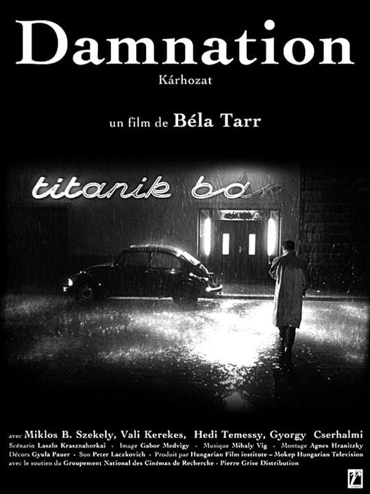 Damnation : Affiche Bela Tarr