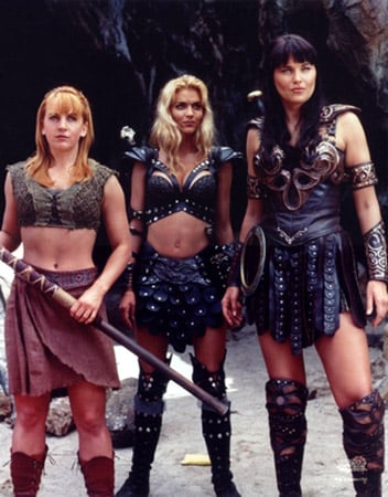 Photo Hudson Leick, Renée O'Connor, Lucy Lawless