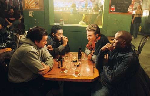 Quatre frères : Photo Tyrese Gibson, André Benjamin, Garrett Hedlund, John Singleton, Mark Wahlberg