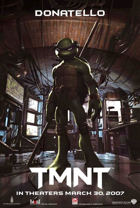 TMNT les tortues ninja : Affiche Kevin Munroe