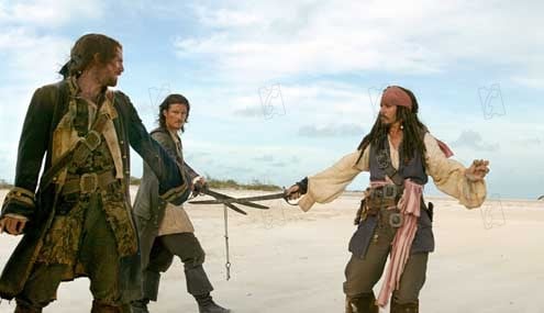 Pirates des Caraïbes : le Secret du Coffre Maudit : Photo Gore Verbinski, Johnny Depp, Jack Davenport, Orlando Bloom