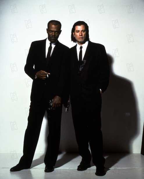Pulp Fiction : Photo Samuel L. Jackson, Quentin Tarantino, John Travolta