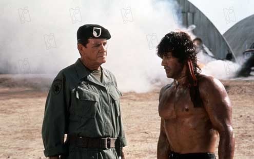 Rambo II : la mission : Photo George Pan Cosmatos, Charles Napier, Sylvester Stallone