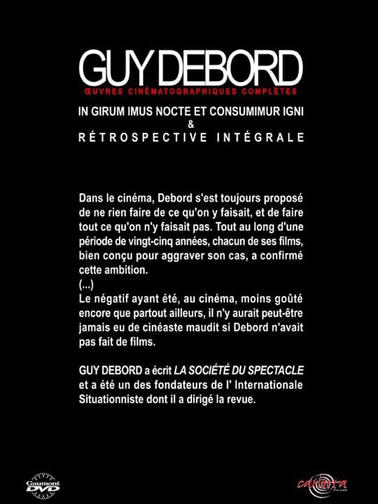 In girum imus nocte et consumimur igni : Affiche Guy Debord