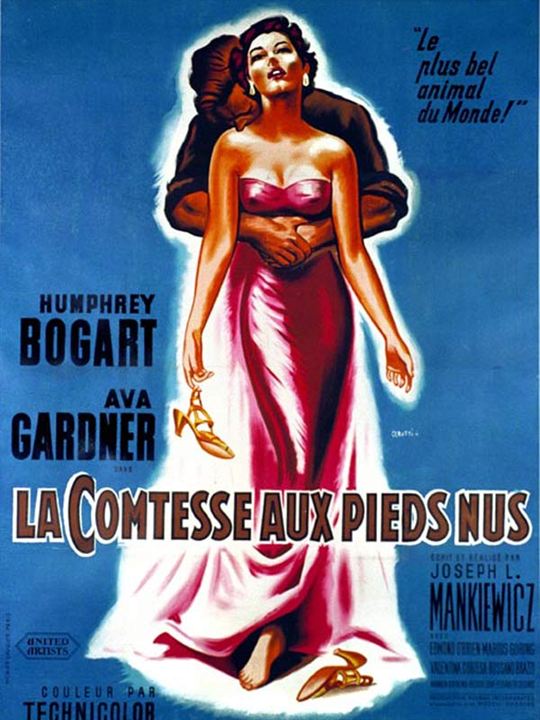 La Comtesse aux pieds nus : Affiche Joseph L. Mankiewicz