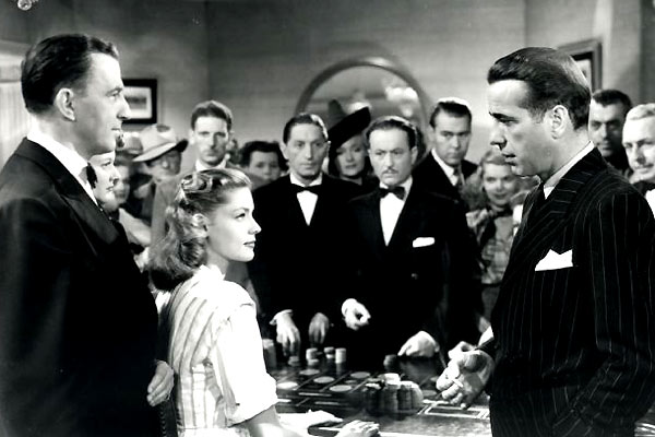 Le Grand sommeil : Photo Humphrey Bogart, John Huston, Lauren Bacall