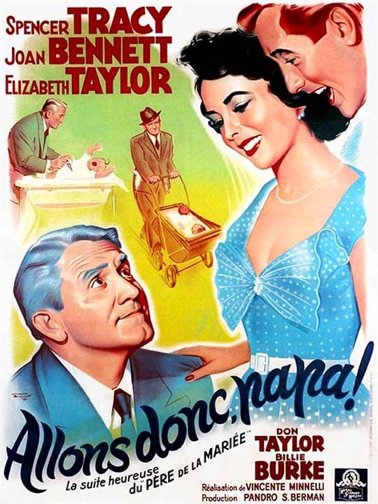 Allons donc, papa ! : Affiche Elizabeth Taylor