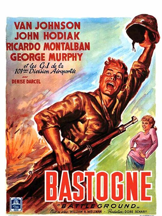 Bastogne : Affiche William A. Wellman, Van Johnson