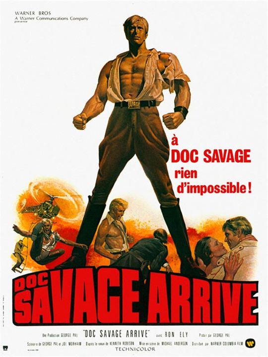 Doc Savage arrive : Affiche Michael Anderson, Ron Ely