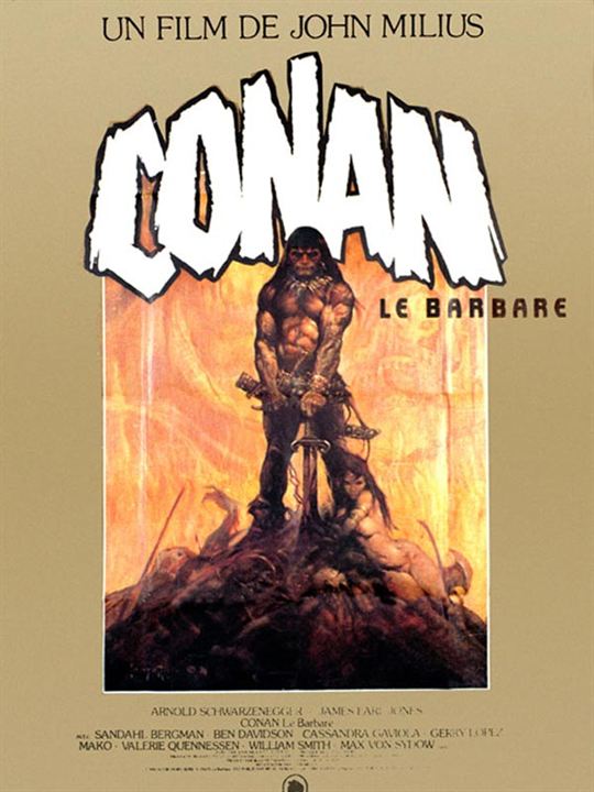 Conan le barbare : Affiche Robert E. Howard, John Milius