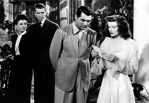 Indiscrétions : Photo Cary Grant, George Cukor, Katharine Hepburn, James Stewart