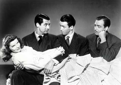 Indiscrétions : Photo George Cukor, Katharine Hepburn, James Stewart, Cary Grant
