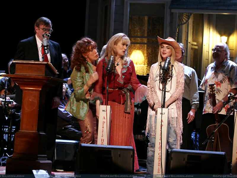 The Last Show : Photo Meryl Streep, Garrison Keillor, Robert Altman, Lindsay Lohan, Lily Tomlin