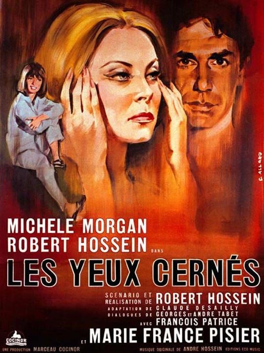 Les Yeux cernés : Affiche