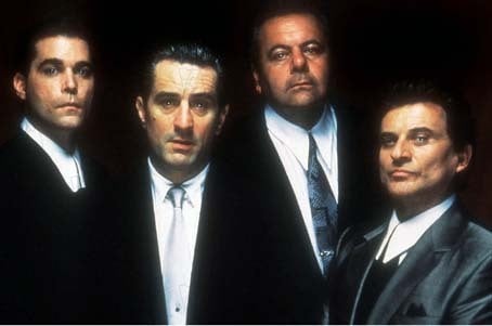 Les Affranchis : Photo Martin Scorsese, Ray Liotta, Joe Pesci, Paul Sorvino, Robert De Niro