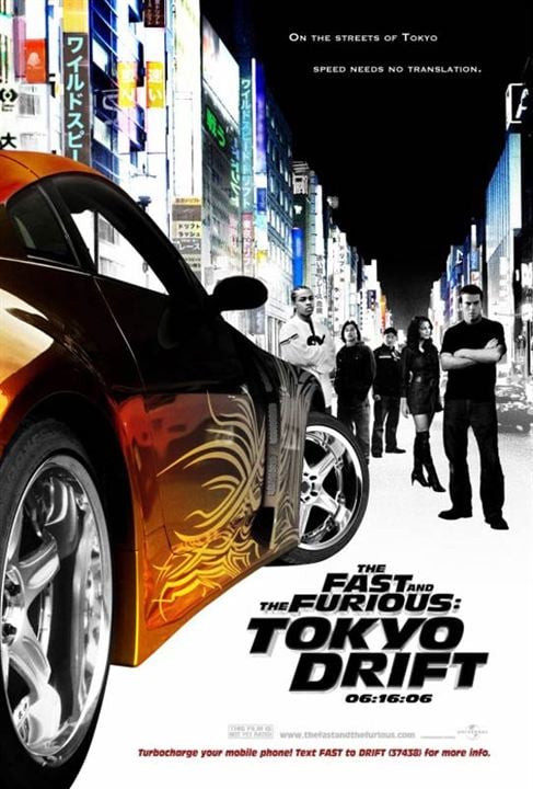 Fast & Furious : Tokyo Drift : Affiche Lucas Black, Shad Moss