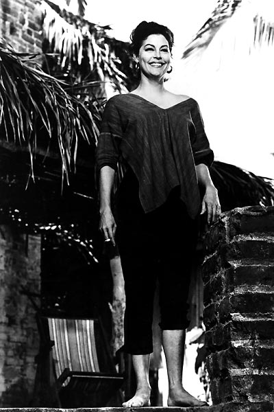 La Nuit de l'iguane : Photo Ava Gardner, John Huston