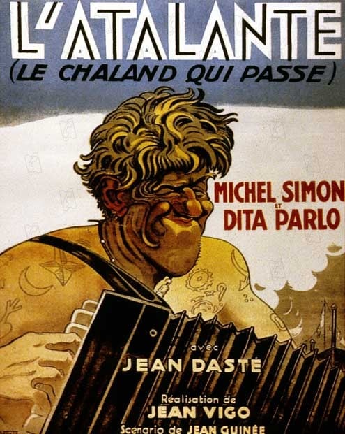 L'Atalante : Affiche Jean Dasté, Dita Parlo, Jean Vigo