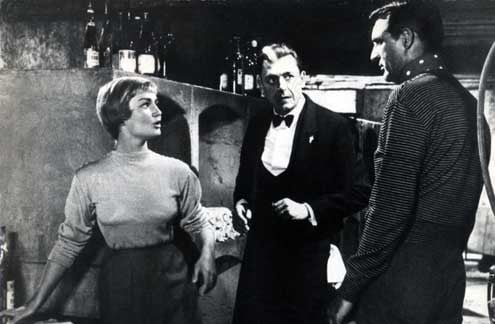 La Main au collet : Photo Brigitte Auber, Cary Grant, Jean Martinelli
