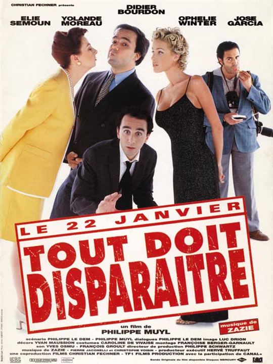 Tout doit disparaître : Affiche