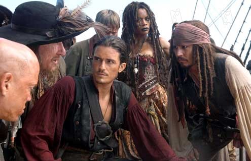 Pirates des Caraïbes : Jusqu'au Bout du Monde : Photo Orlando Bloom, Johnny Depp, Gore Verbinski