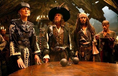 Pirates des Caraïbes : Jusqu'au Bout du Monde : Photo Johnny Depp, Geoffrey Rush, Keira Knightley, Gore Verbinski
