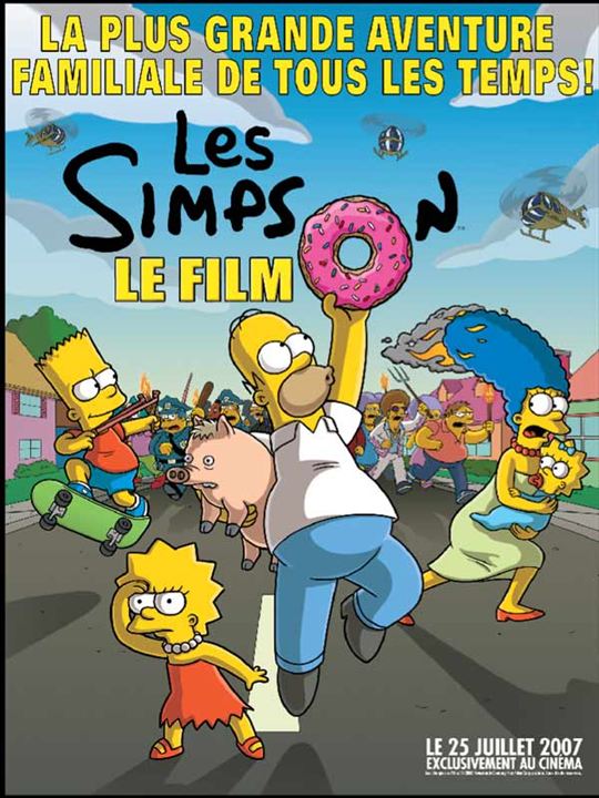 Les Simpson - le film : Affiche