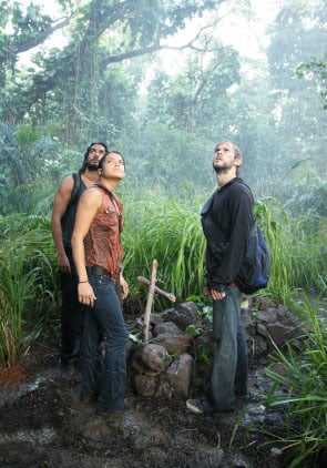 Photo Michelle Rodriguez, Naveen Andrews, Dominic Monaghan
