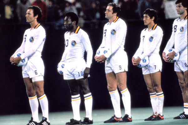 New York Cosmos : Photo Giorgio Chinaglia, Paul Crowder, John Dower, Pelé, Franz Beckenbauer