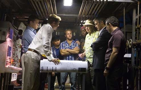 Ocean's 13 : Photo Steven Soderbergh, Matt Damon, Brad Pitt, George Clooney