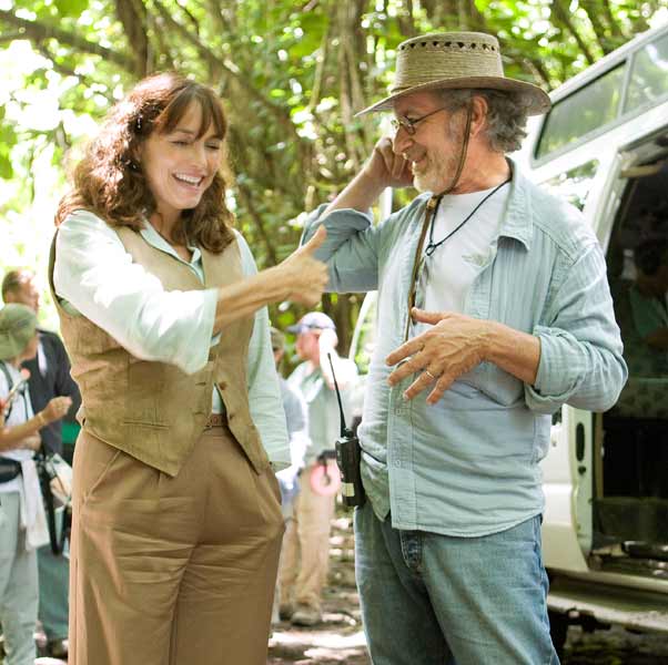 Indiana Jones et le Royaume du Crâne de Cristal : Photo Steven Spielberg, Karen Allen