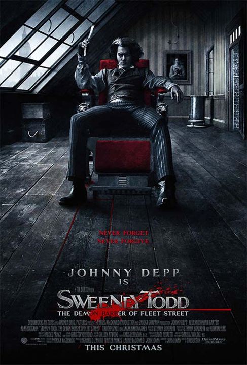 Sweeney Todd, le diabolique barbier de Fleet Street : Affiche