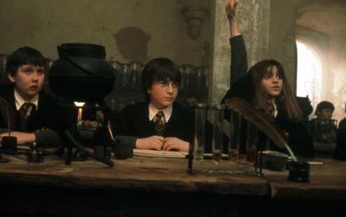 Harry Potter à l'école des sorciers : Photo Chris Columbus, Daniel Radcliffe, Emma Watson, Matthew Lewis