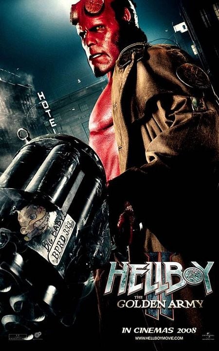 Hellboy II les légions d'or maudites : Affiche Mike Mignola