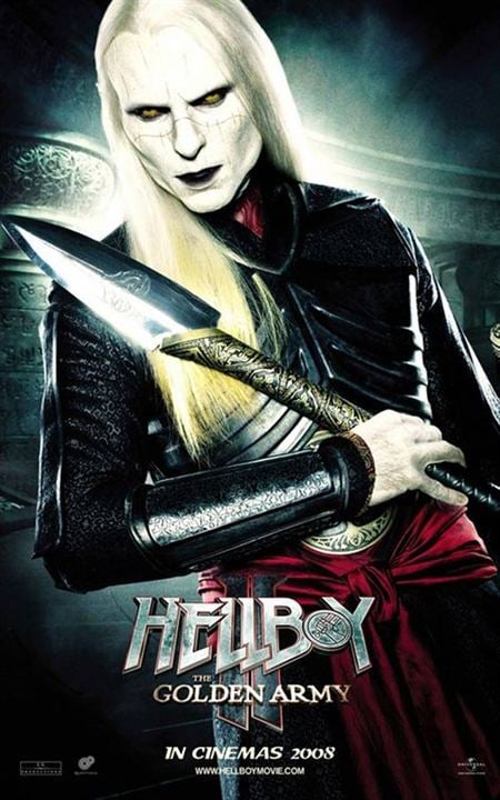 Hellboy II les légions d'or maudites : Affiche Mike Mignola, Luke Goss