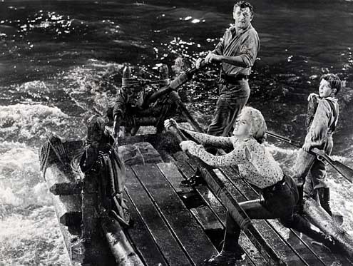 Rivière sans retour : Photo Marilyn Monroe, Tommy Rettig, Otto Preminger, Robert Mitchum