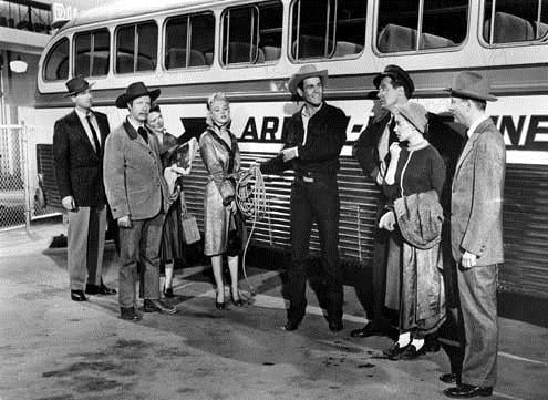 Arrêt d'autobus : Photo Arthur O'Connell, Don Murray, Hope Lange, Joshua Logan, Marilyn Monroe