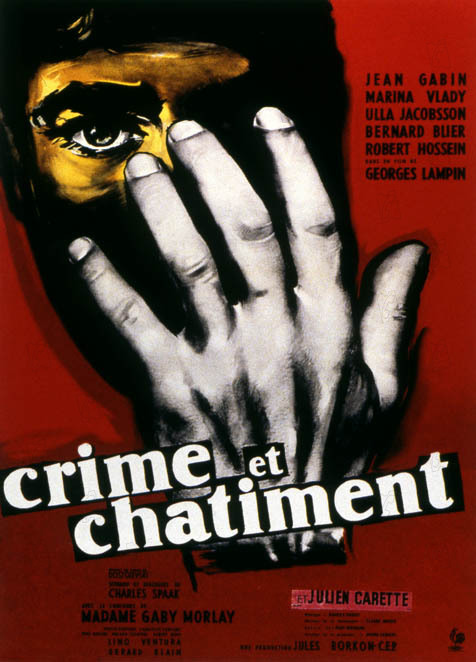 Crime et Chatiment : Affiche Georges Lampin