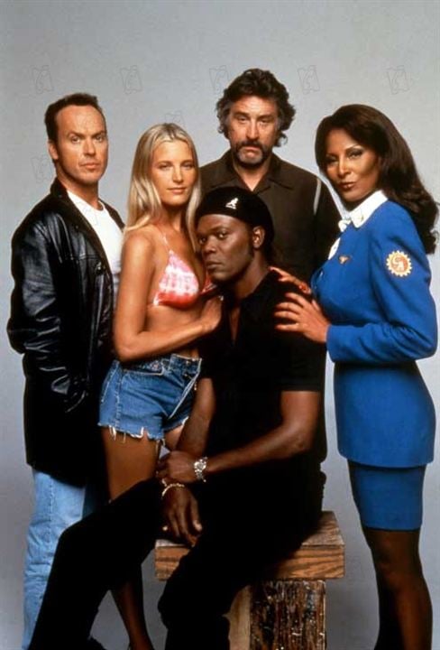 Jackie Brown : Photo Bridget Fonda, Michael Keaton, Samuel L. Jackson, Quentin Tarantino, Pam Grier, Robert De Niro