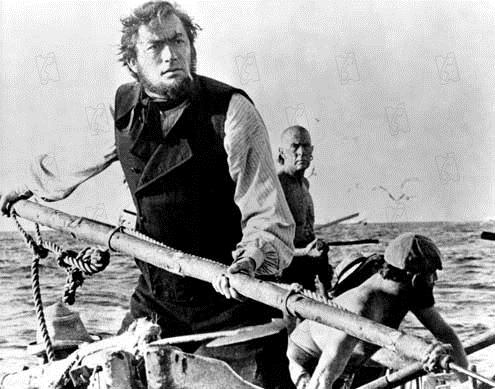 Moby Dick : Photo Gregory Peck, John Huston