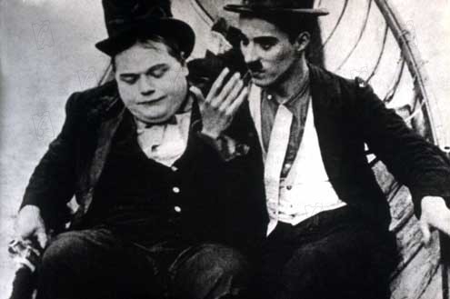 Charlot et Fatty font la bombe : Photo Charles Chaplin, Roscoe "Fatty" Arbuckle