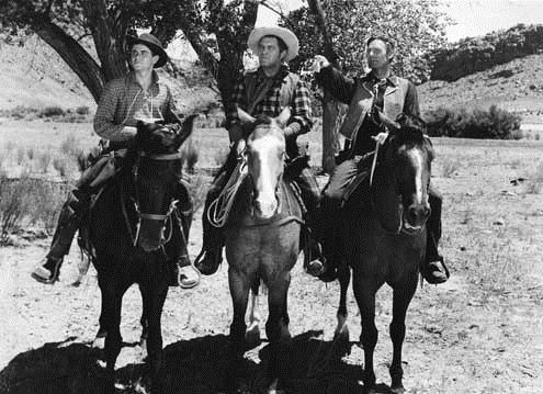 Les Desperadoes : Photo Randolph Scott, Glenn Ford, Charles Vidor