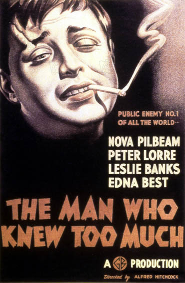 L'Homme qui en savait trop : Affiche Peter Lorre