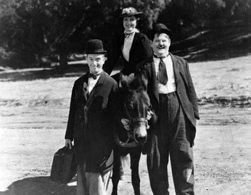Laurel et Hardy au Far West : Photo Stan Laurel, James W. Horne, Oliver Hardy