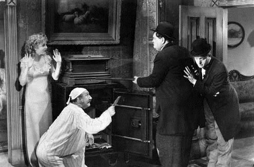 Laurel et Hardy au Far West : Photo James W. Horne, Stan Laurel, Oliver Hardy