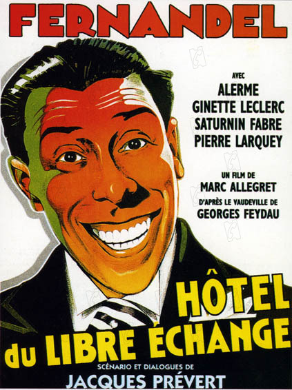 L'Hotel du libre-echange : Affiche Marc Allégret
