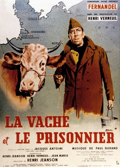 La Vache et le prisonnier : Affiche