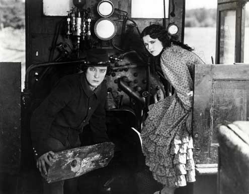 Le Mécano de la Générale : Photo Clyde Bruckman, Buster Keaton, Marion Mack